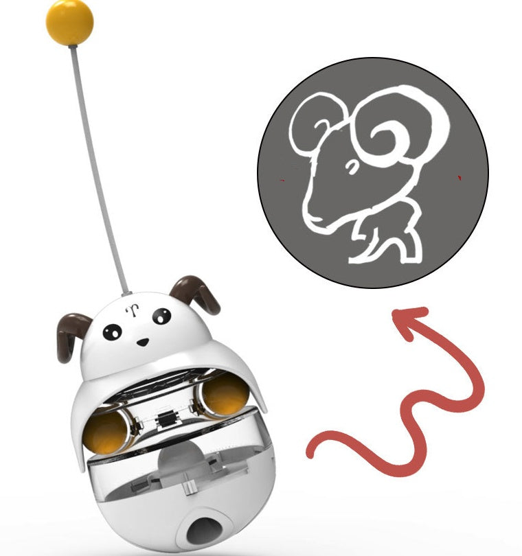 KFX-1671229 Educational Cat and Dog Tumbler Toy - Fun Plastic Designs for Interactive Play