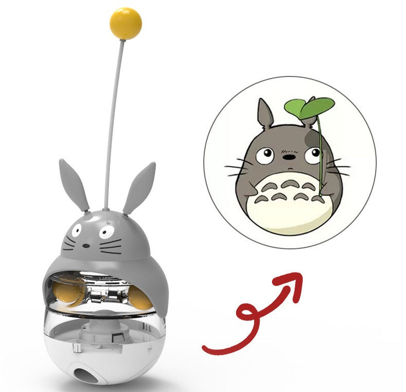 KFX-1671229 Educational Cat and Dog Tumbler Toy - Fun Plastic Designs for Interactive Play
