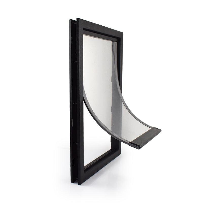 KFX-1671869 Large PVC Pet Dog Door with Waterproof Cover for Easy Access