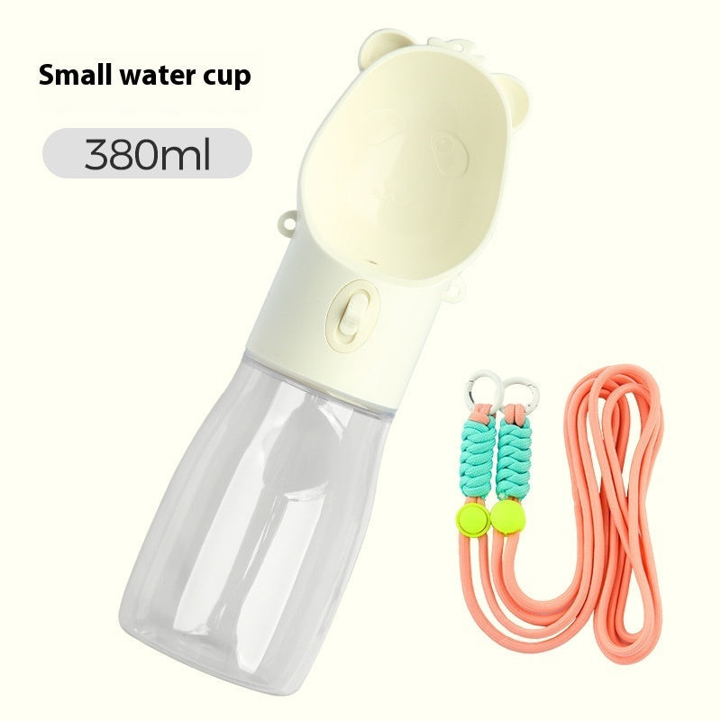 KFX-1672253 Portable Leak-Proof Dog Water Bottle & Food Container for Outdoor Use, Ideal for Small and Large Pets