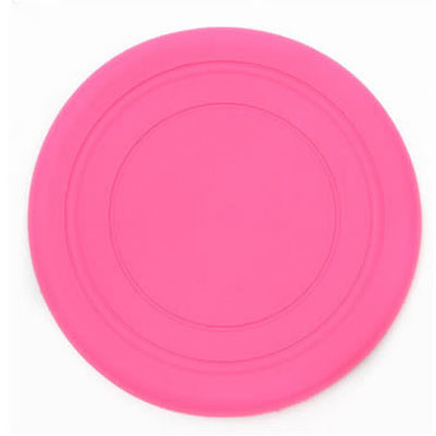 KFX-1676989 Silicone Pet Throwing Toys - Six Vibrant Colors, 18cm Diameter
