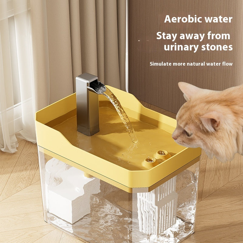 KFX-1678013 Pet Automatic Water Dispenser with Circulating Filter - 1.5L Capacity, Quiet Operation, Multiple Filter Options