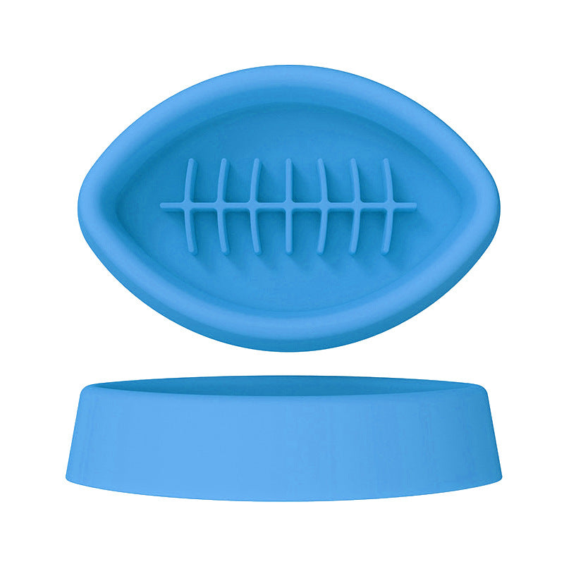 KFX-1679421 Silicone Slow Feed Pet Bowl with Suction Cup - Anti-Slip Dog and Cat Tableware