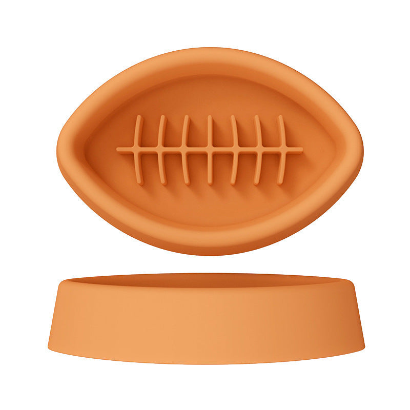 KFX-1679421 Silicone Slow Feed Pet Bowl with Suction Cup - Anti-Slip Dog and Cat Tableware