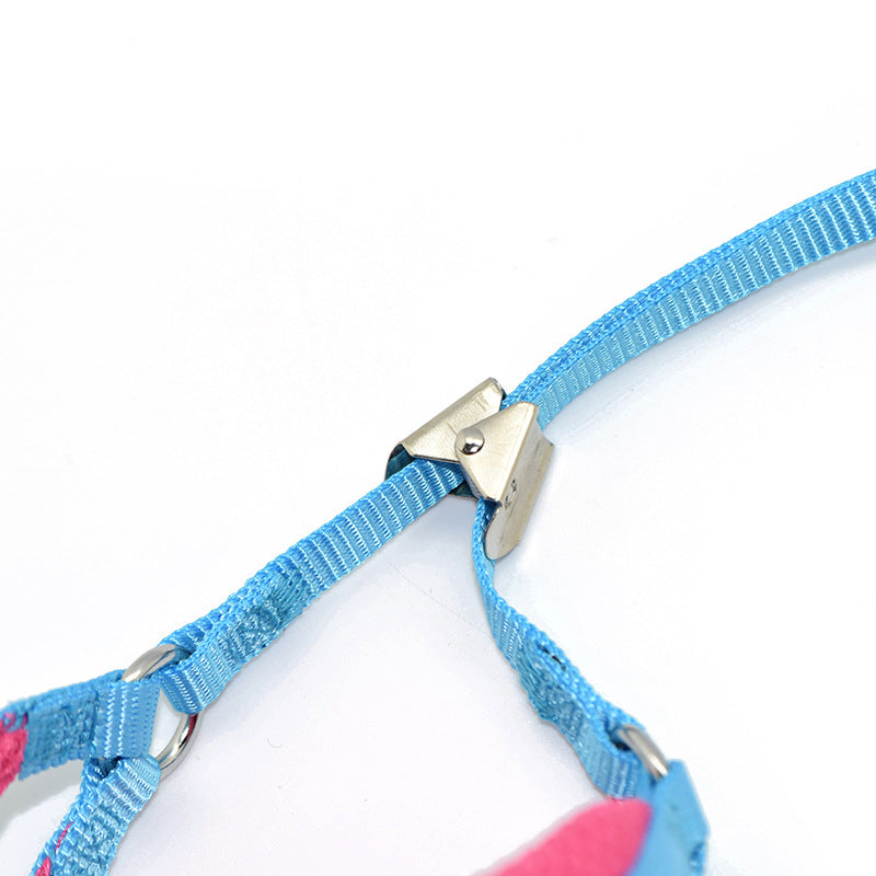 KFX-1681213 Nylon Chest Strap with Traction Rope for Dogs - Available in Multiple Colors