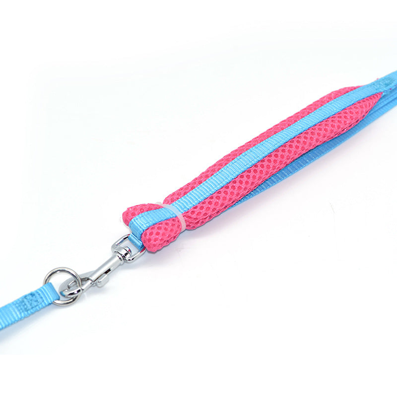 KFX-1681213 Nylon Chest Strap with Traction Rope for Dogs - Available in Multiple Colors