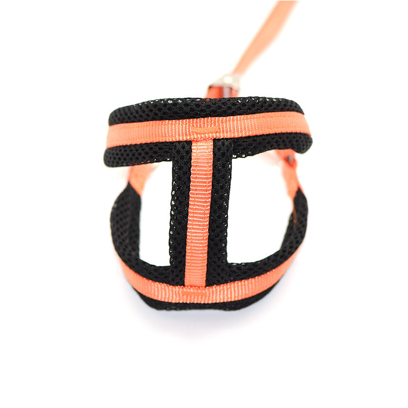 KFX-1681213 Nylon Chest Strap with Traction Rope for Dogs - Available in Multiple Colors