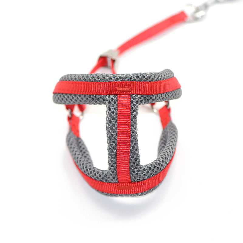 KFX-1681213 Nylon Chest Strap with Traction Rope for Dogs - Available in Multiple Colors