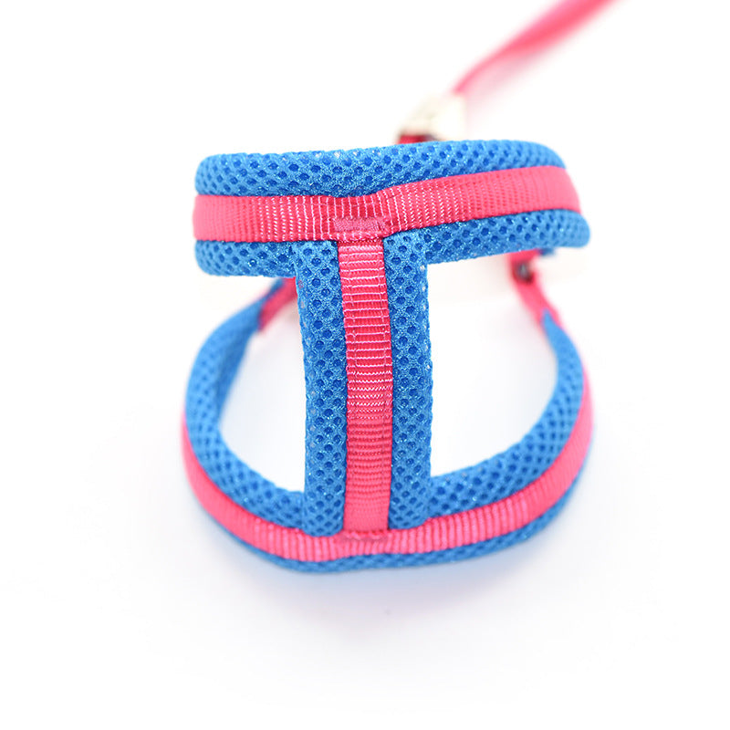 KFX-1681213 Nylon Chest Strap with Traction Rope for Dogs - Available in Multiple Colors