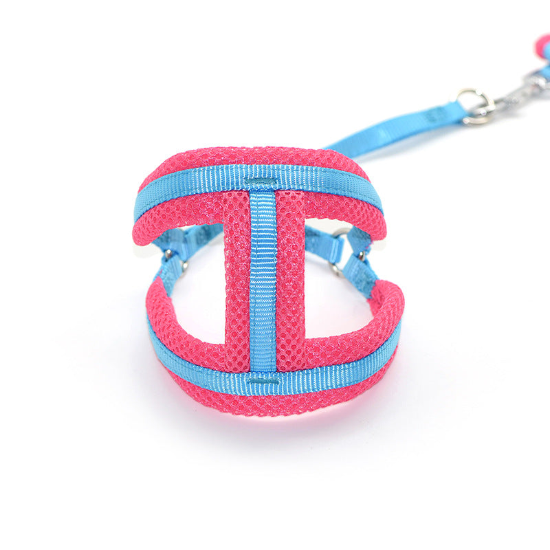KFX-1681213 Nylon Chest Strap with Traction Rope for Dogs - Available in Multiple Colors