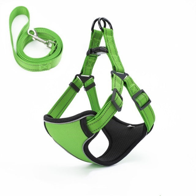 KFX-1689149 Soft and Breathable Nylon Dog Walking Rope with Vest-Style Design