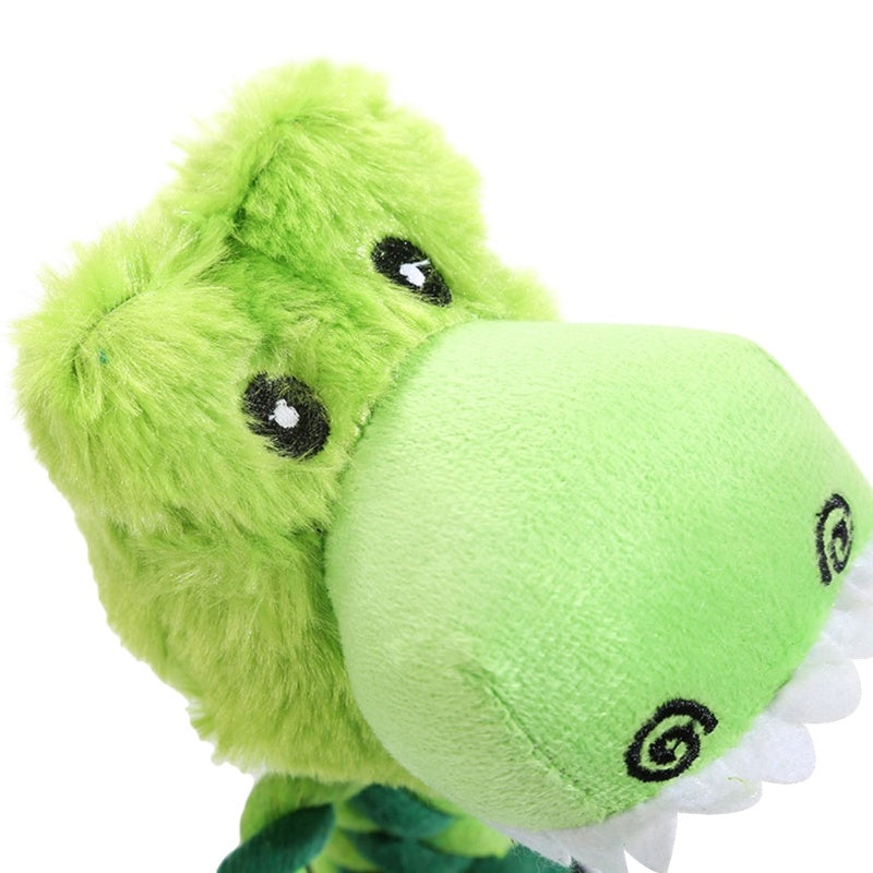 KFX-1694909 Interactive Dinosaur Plush Rope Dog Toy for Puppies and Aggressive Chewers