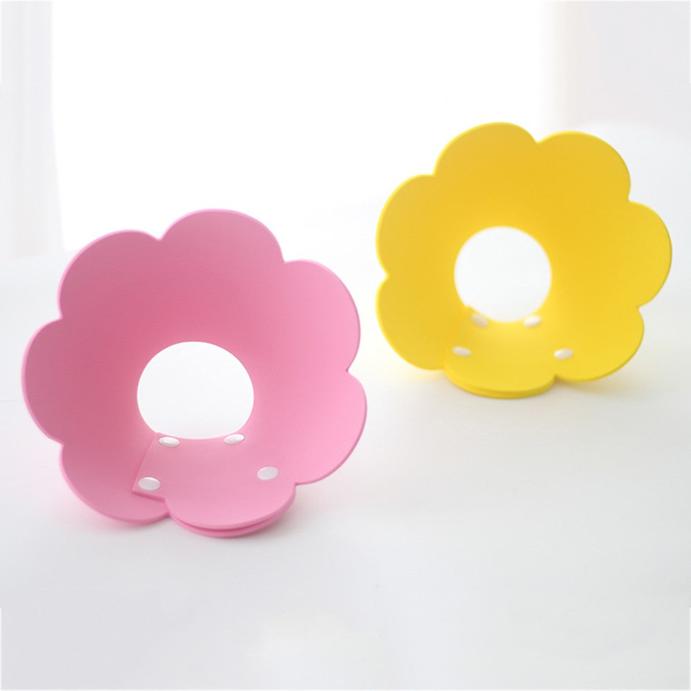 KFX-1698237 Cat Anti-Lick Elizabeth Circle - Sunflower Sponge Paper in Yellow and Pink, Multiple Sizes Available