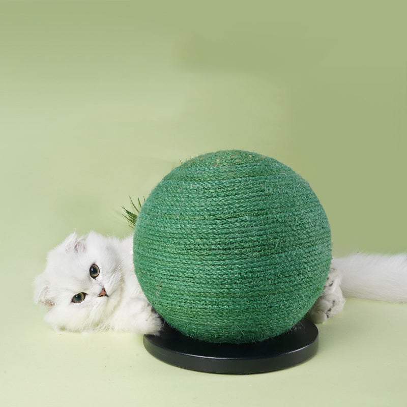 KFX-1702461 Cactus-Shaped Cat Scratching Ball Board with Sisal Post for Healthy Claw Maintenance
