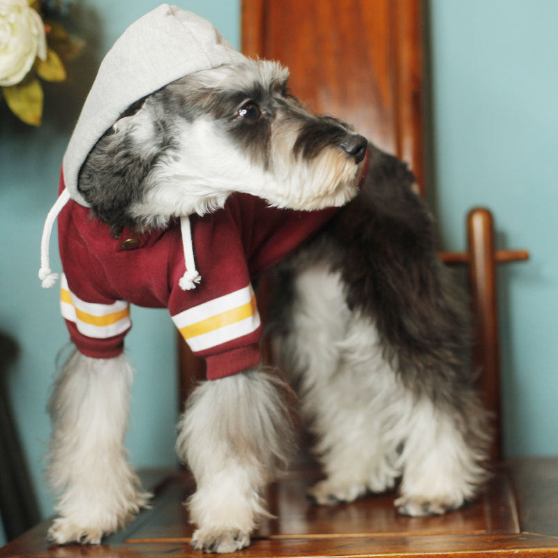 KFX-1705533 Leisure Cotton Hoodie for Dogs in Japanese and Korean Style