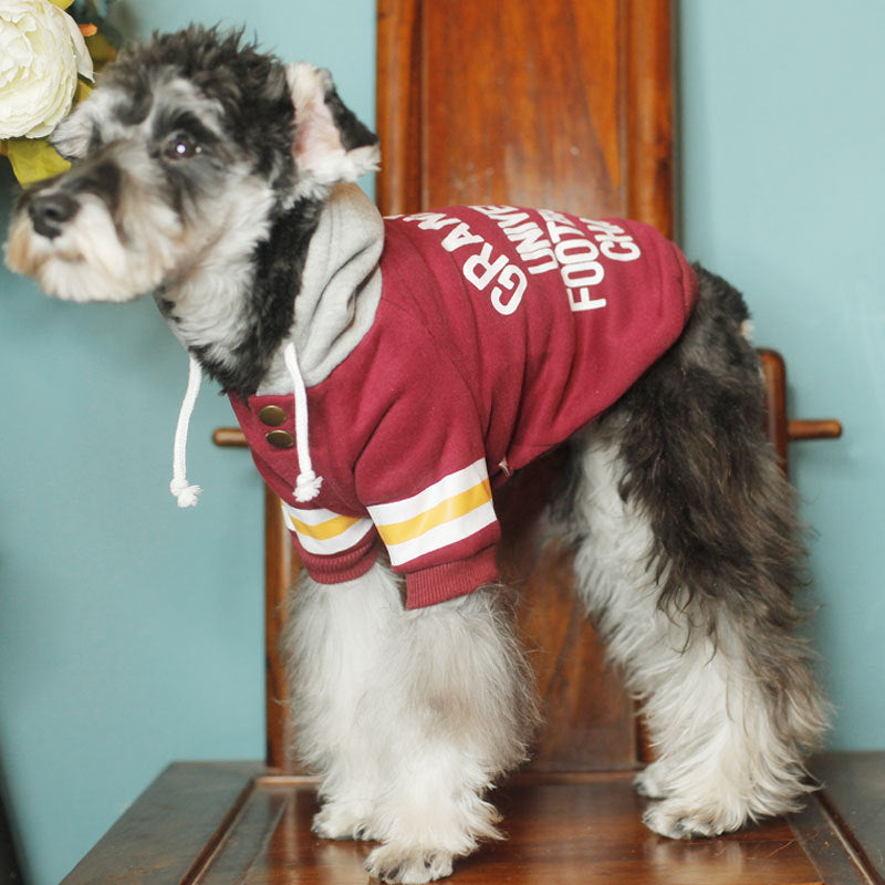 KFX-1705533 Leisure Cotton Hoodie for Dogs in Japanese and Korean Style
