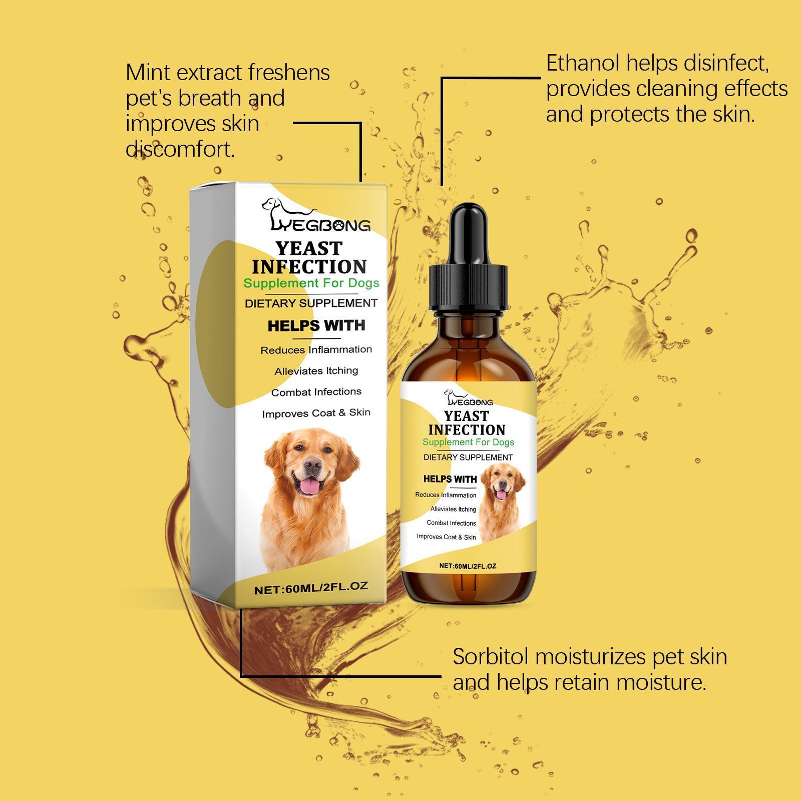 KFX-1706813 Herbal Yeast Supplement for Pet Skin Care and Soothing Relief