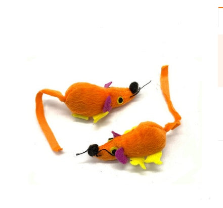 KFX-1709757 Wooden Cat Stick Toy with Hemp Feather Rope and Bell for Playful Kittens