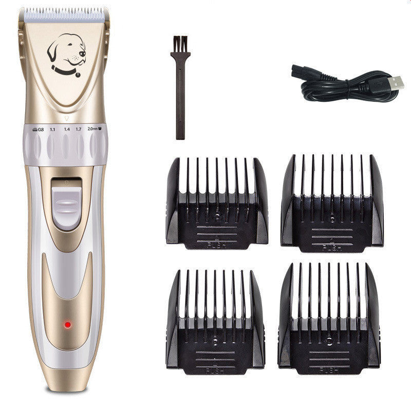 KFX-1710525 Ceramic Blade Electric Pet Shaver with USB Charging and 150-Minute Runtime
