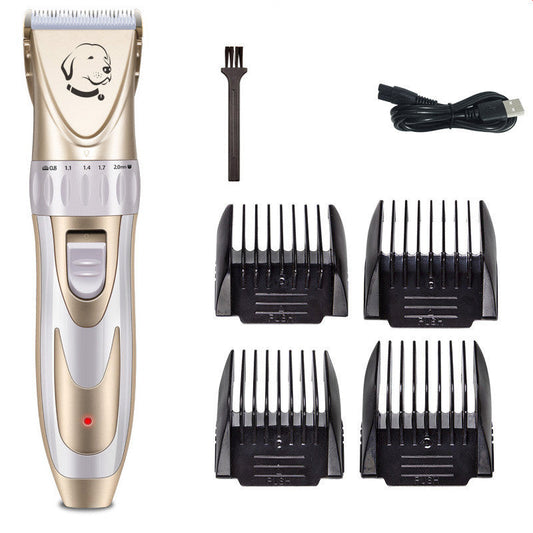 KFX-1710525 Ceramic Blade Electric Pet Shaver with USB Charging and 150-Minute Runtime