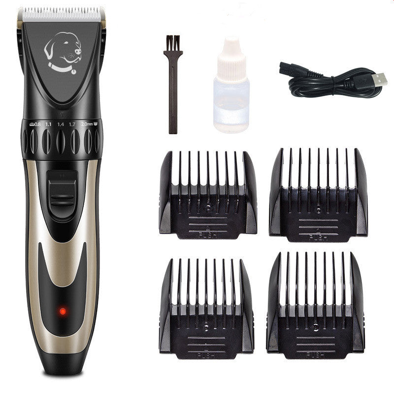 KFX-1710525 Ceramic Blade Electric Pet Shaver with USB Charging and 150-Minute Runtime