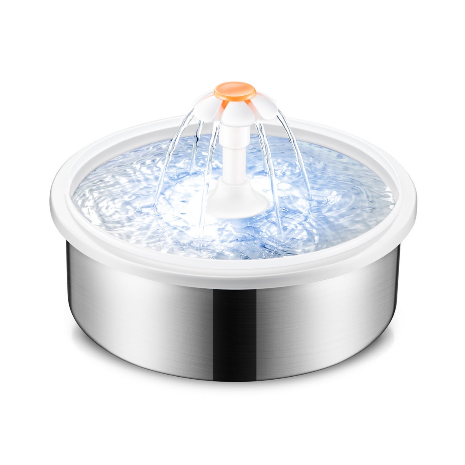 KFX-1710781 Stainless Steel Electric Pet Water Dispenser with 2.2L Capacity