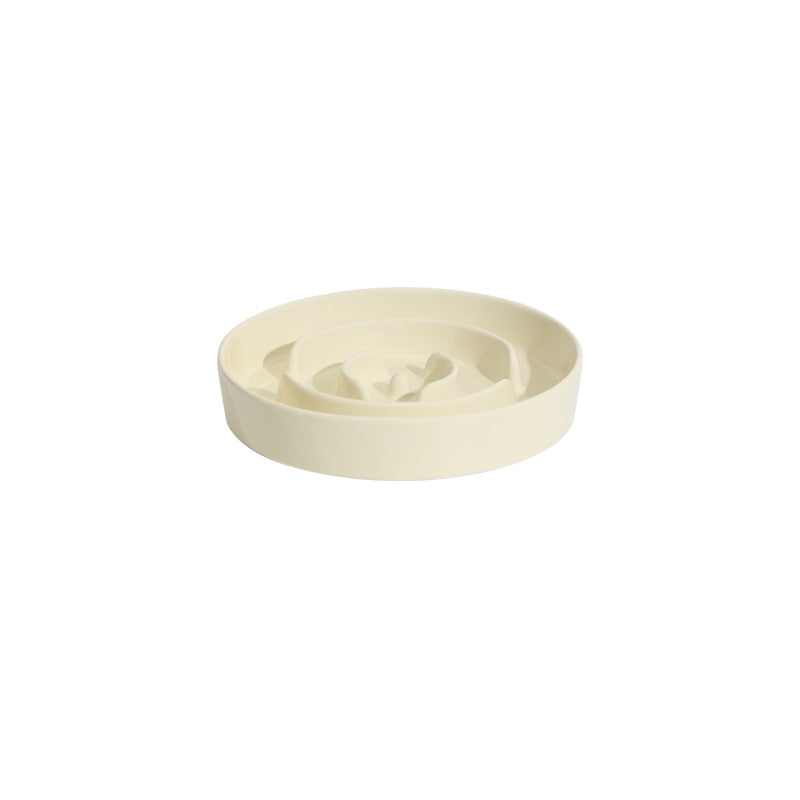 KFX-1710909 Ceramic Slow Feeding Bowl for Dogs with Neck Protection - Available in Multiple Colors