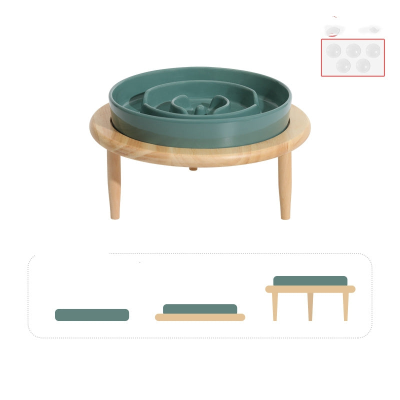 KFX-1710909 Ceramic Slow Feeding Bowl for Dogs with Neck Protection - Available in Multiple Colors