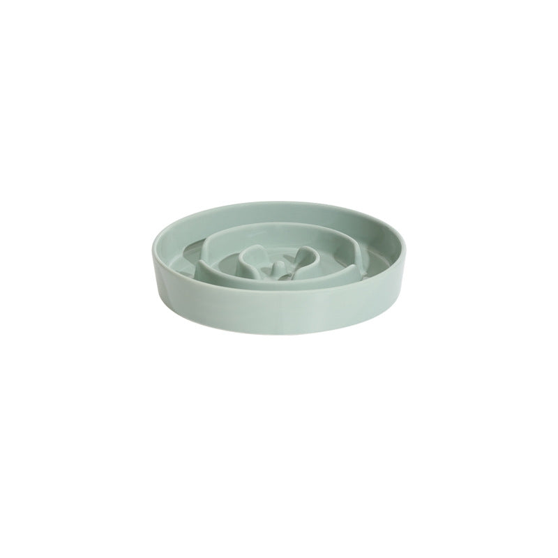 KFX-1710909 Ceramic Slow Feeding Bowl for Dogs with Neck Protection - Available in Multiple Colors