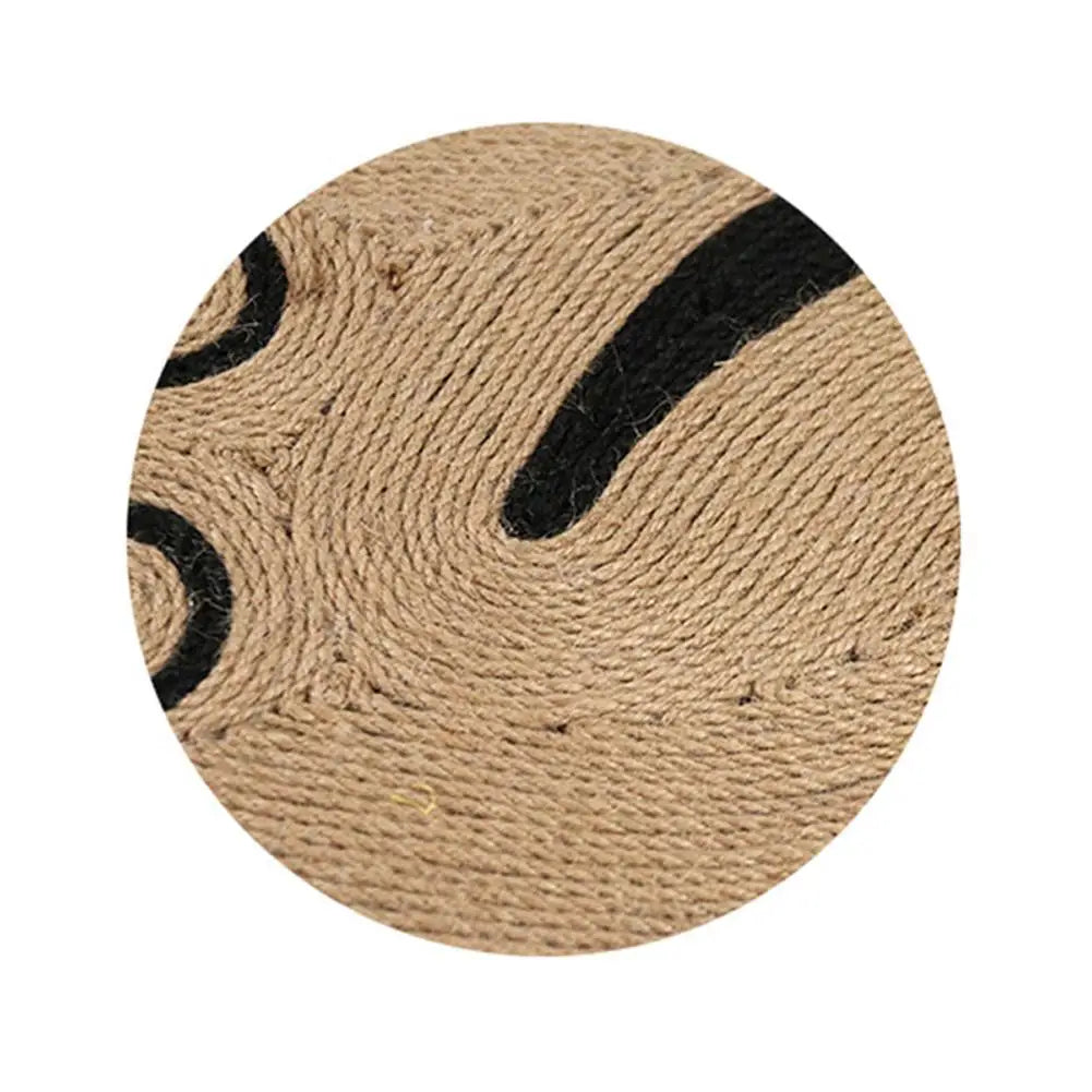 KFX-1714365 Cat Scratching Pad - Sisal and EVA Material with Skid-Proof Base - Durable Nail Claw Sharpener Mat for Indoor Cats