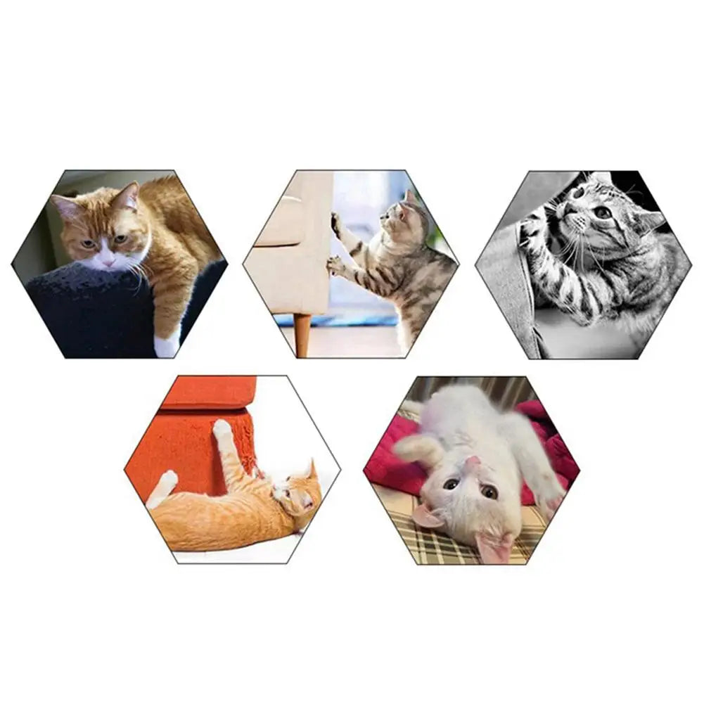 KFX-1714365 Cat Scratching Pad - Sisal and EVA Material with Skid-Proof Base - Durable Nail Claw Sharpener Mat for Indoor Cats
