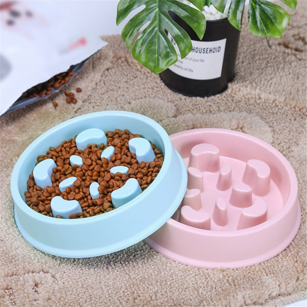 KFX-1714877 Anti-Choking Slow Feeder Pet Bowl for Safe and Easy Eating