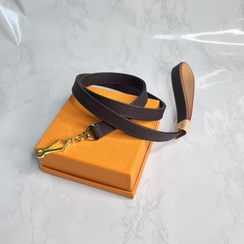 KFX-1716669 Japanese and Korean-Style Leather Pet Collar in Various Sizes