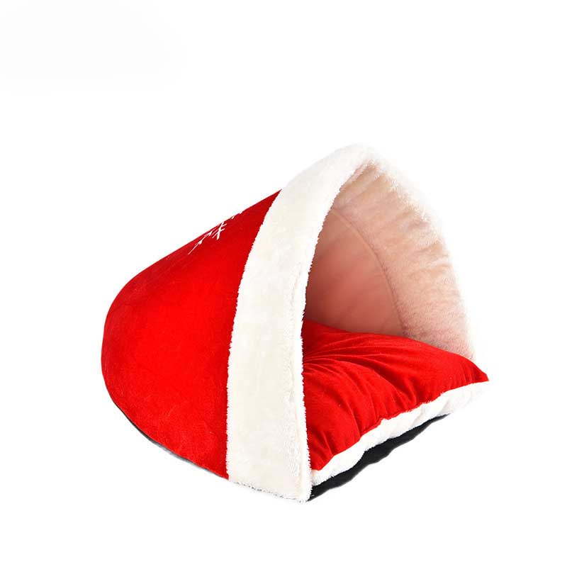 KFX-1720509 Cozy Cotton Christmas Igloo Pet Nest Mat for Warmth and Comfort