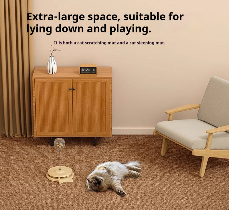 KFX-1722301 Durable Lint-Free Cat Scratch Board in Brown and Gray, Minimalist Design, Multiple Sizes Available
