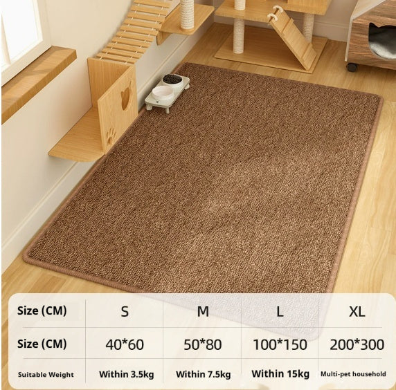 KFX-1722301 Durable Lint-Free Cat Scratch Board in Brown and Gray, Minimalist Design, Multiple Sizes Available