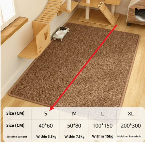 KFX-1722301 Durable Lint-Free Cat Scratch Board in Brown and Gray, Minimalist Design, Multiple Sizes Available