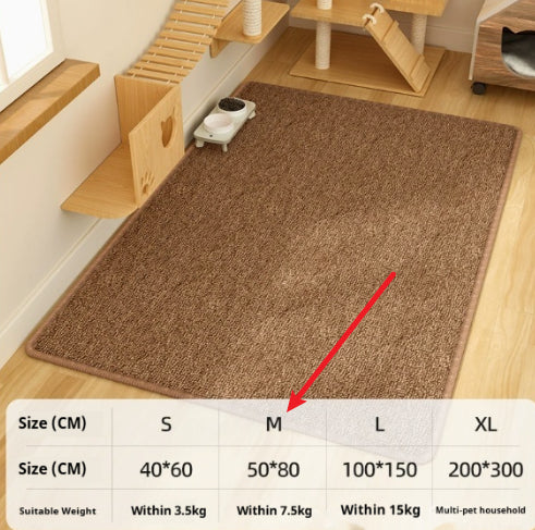 KFX-1722301 Durable Lint-Free Cat Scratch Board in Brown and Gray, Minimalist Design, Multiple Sizes Available