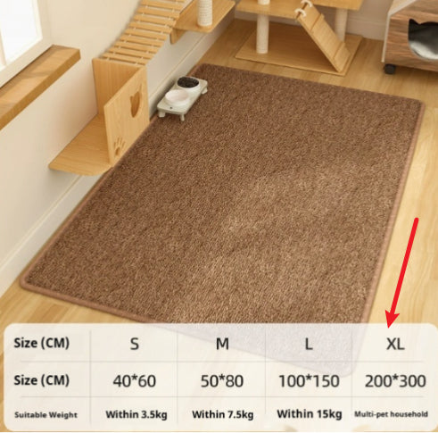 KFX-1722301 Durable Lint-Free Cat Scratch Board in Brown and Gray, Minimalist Design, Multiple Sizes Available