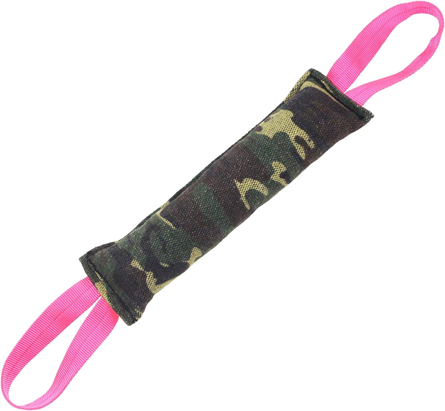 KFX-1723709 Durable Jute Dog Tug Toy with Handles for Interactive Play and Training, Perfect for Small and Medium Dogs