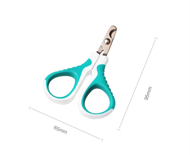 KFX-1724221 Ergonomic Stainless Steel Cat Nail Clippers with 150-Degree Elbow Design, Sharp & Durable Edge, Ideal for Small Pets