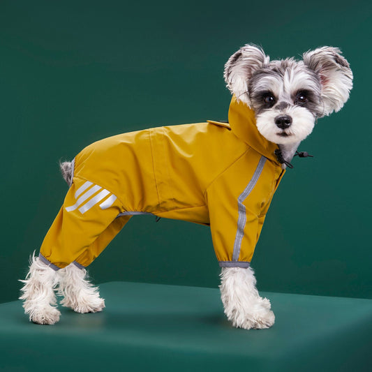 KFX-1724989 Waterproof All-Weather Raincoat for Dogs, Available in Multiple Colors and Sizes