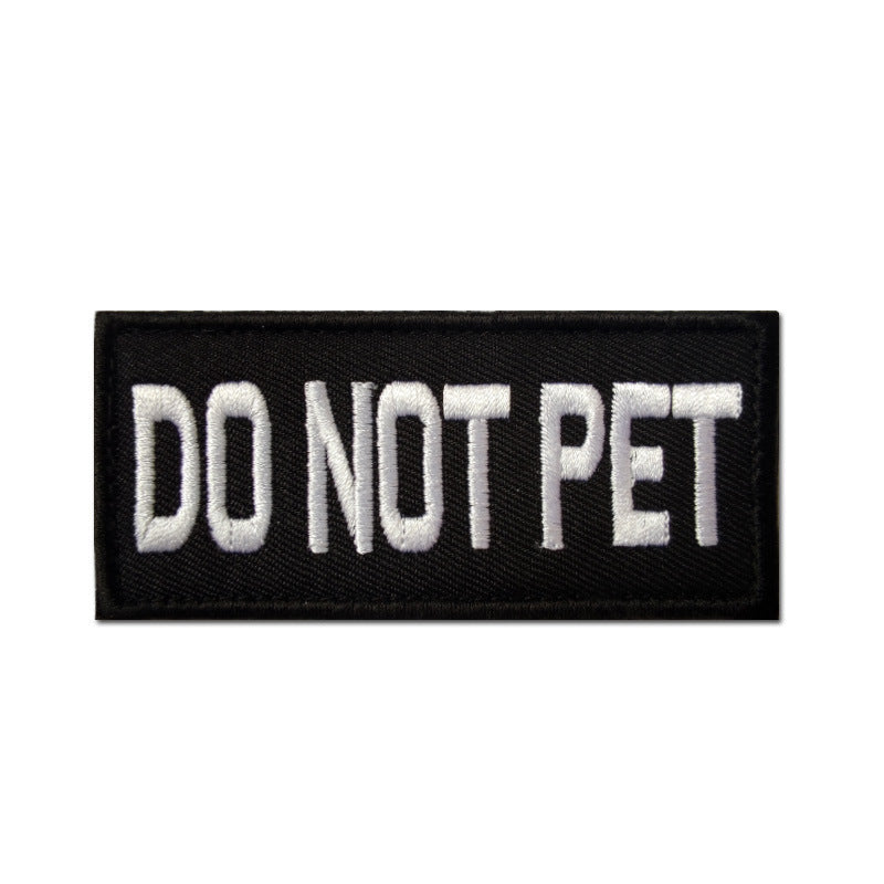KFX-1725501 Embroidered Velcro Pet Carrier Stickers for Service and Support Dogs
