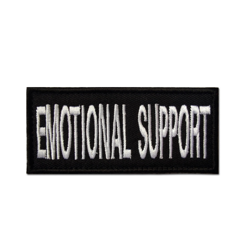 KFX-1725501 Embroidered Velcro Pet Carrier Stickers for Service and Support Dogs