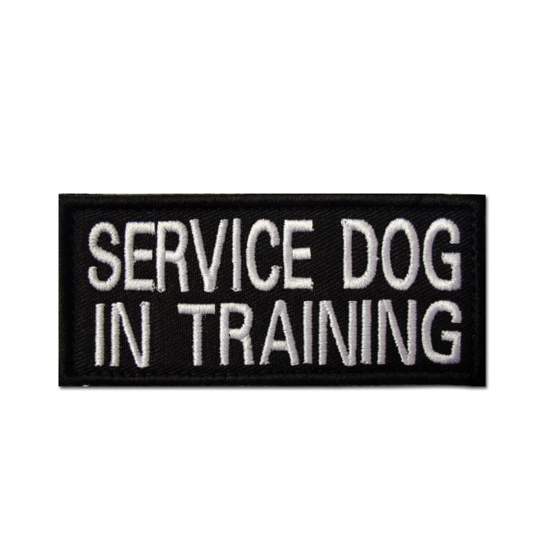 KFX-1725501 Embroidered Velcro Pet Carrier Stickers for Service and Support Dogs