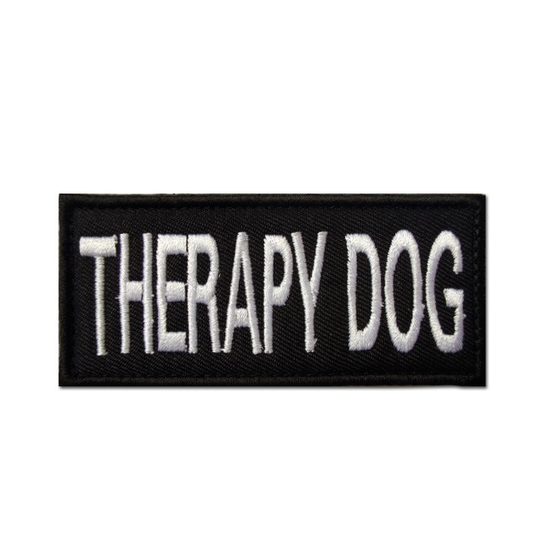 KFX-1725501 Embroidered Velcro Pet Carrier Stickers for Service and Support Dogs