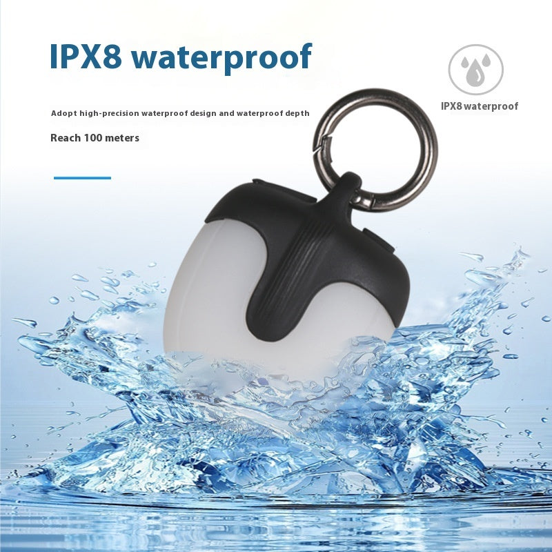 KFX-1728189 U-Shaped Double-Sided LED Dog Walking Light with Multiple Color Modes, Waterproof and Adjustable Visibility