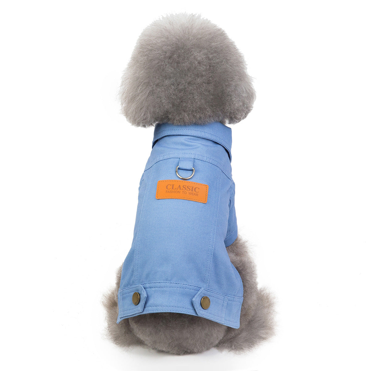 KFX-1730365 Casual Cotton Clothes for Small Pets - Available in Blue, Yellow, Green