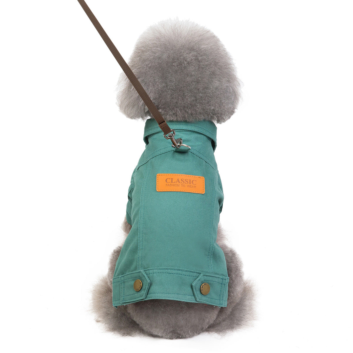 KFX-1730365 Casual Cotton Clothes for Small Pets - Available in Blue, Yellow, Green