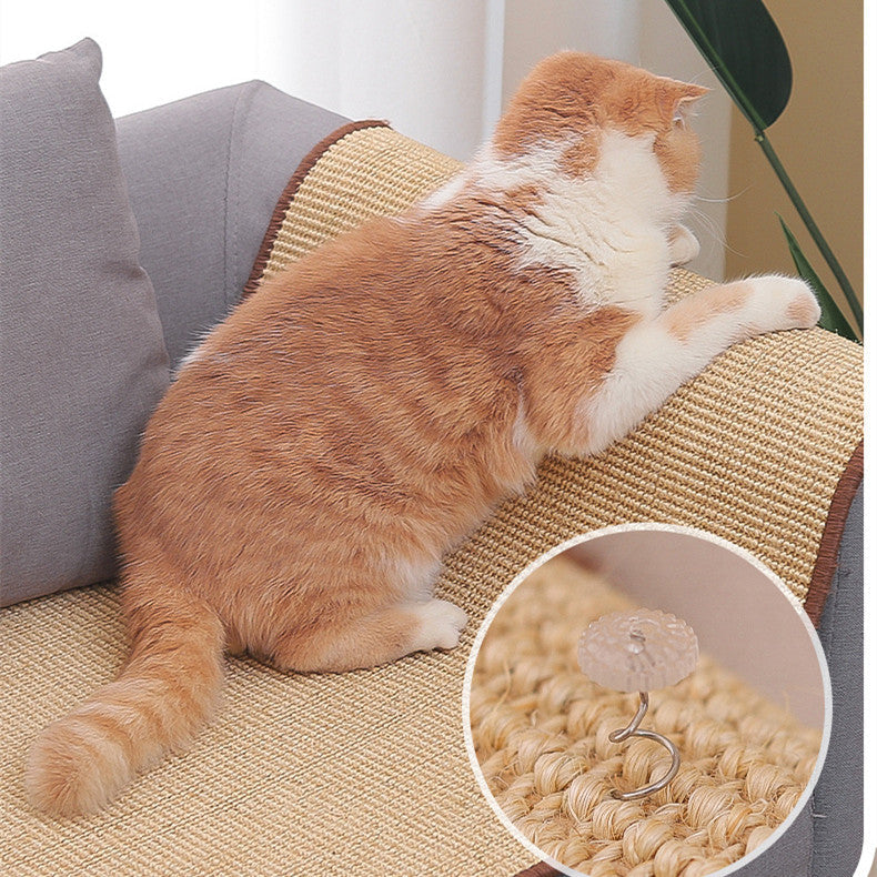 KFX-1732157 Sisal Cat Scratch Mat - Scratch-Resistant & Wear-Resistant, Available in Multiple Sizes